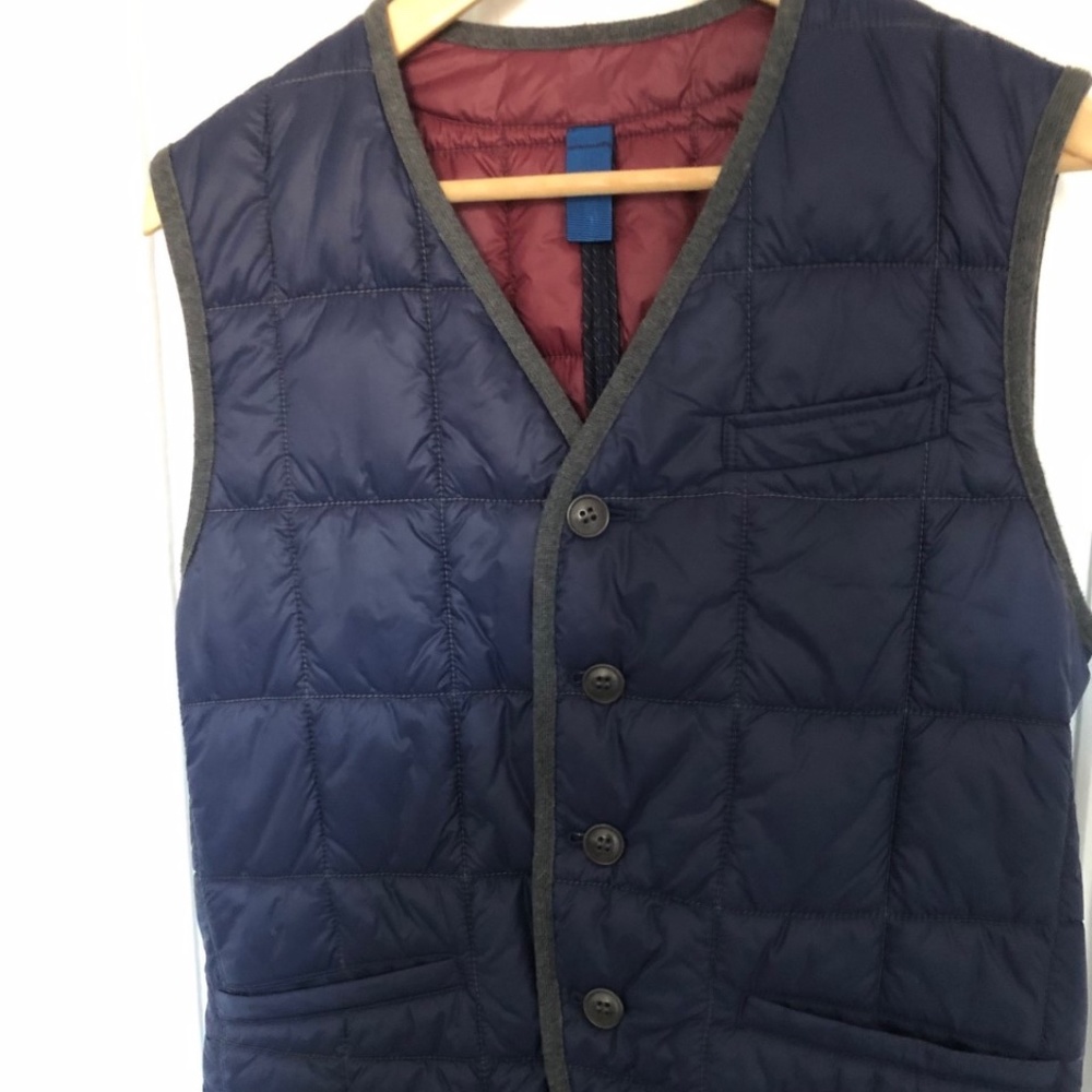 Saks Fifth Avenue Men's Blue Liner Vest